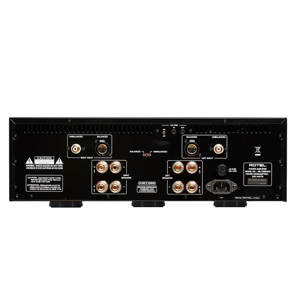 Product Image of the Rotel RB-1582 MK2 Stereo Power Amplifier Rear Panel