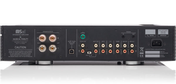 Product Image for the Musical Fidelity M5si Integrated Amplifier Rear Panel