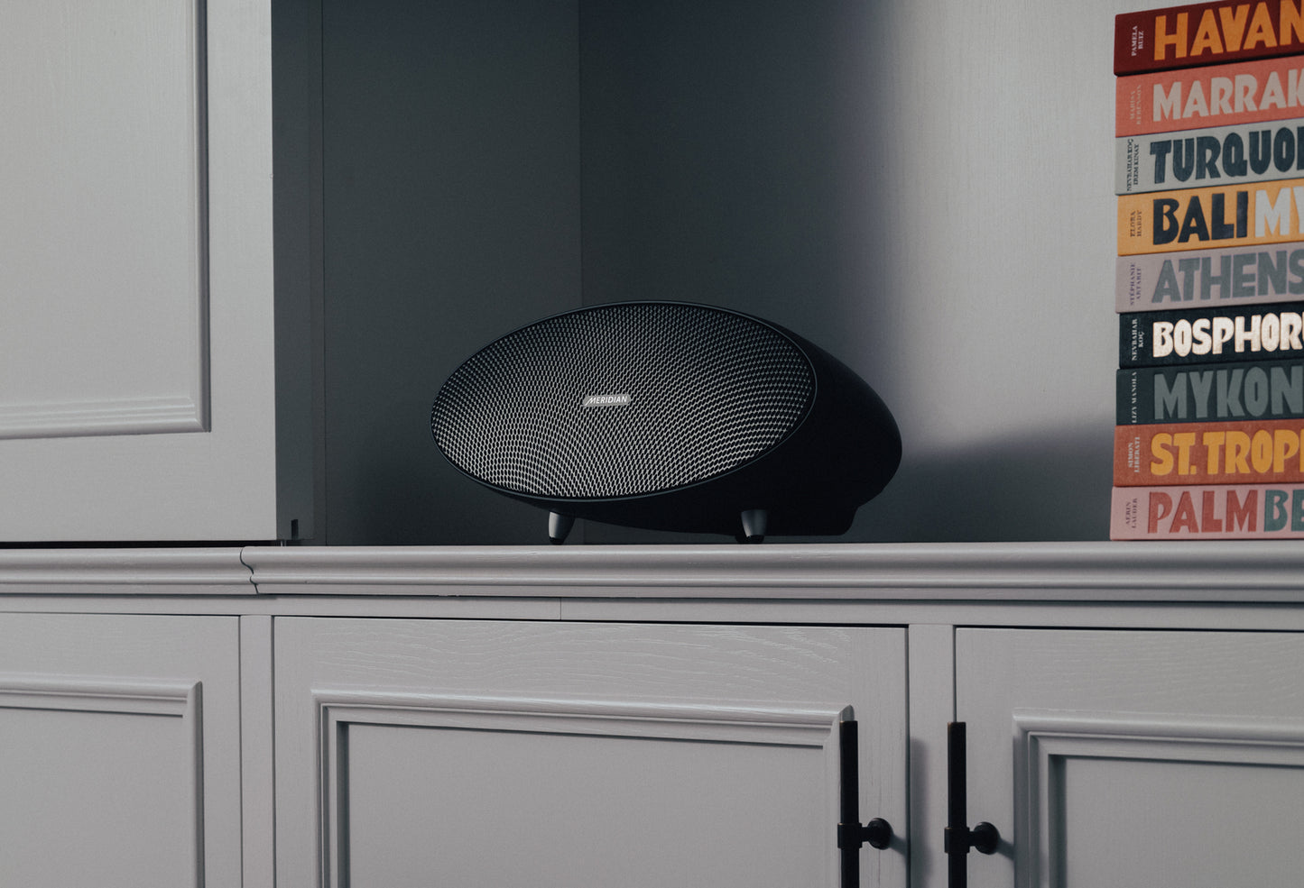 Lifestyle Image of the Meridian Ellipse Wireless Speaker