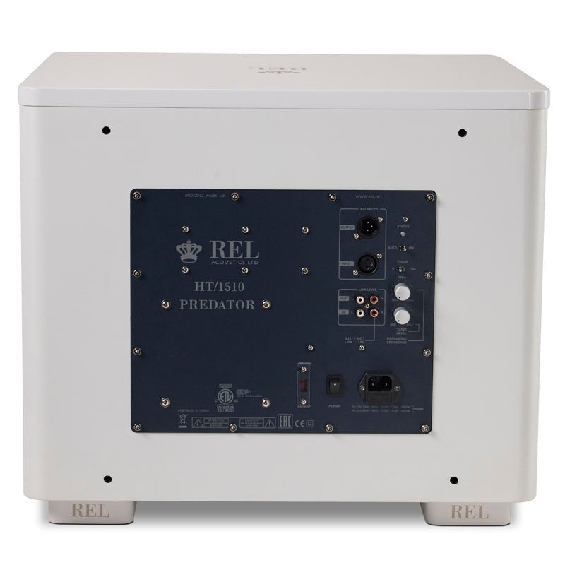 Product Image of the REL HT/1510 Predator Subwoofer Rear in White