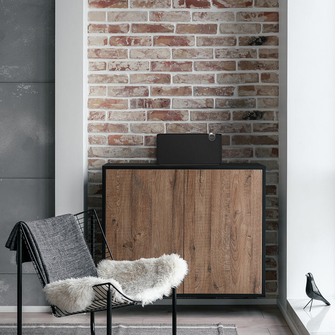 Lifestyle Image of the Klipsch Three Plus Bluetooth Speaker in Black