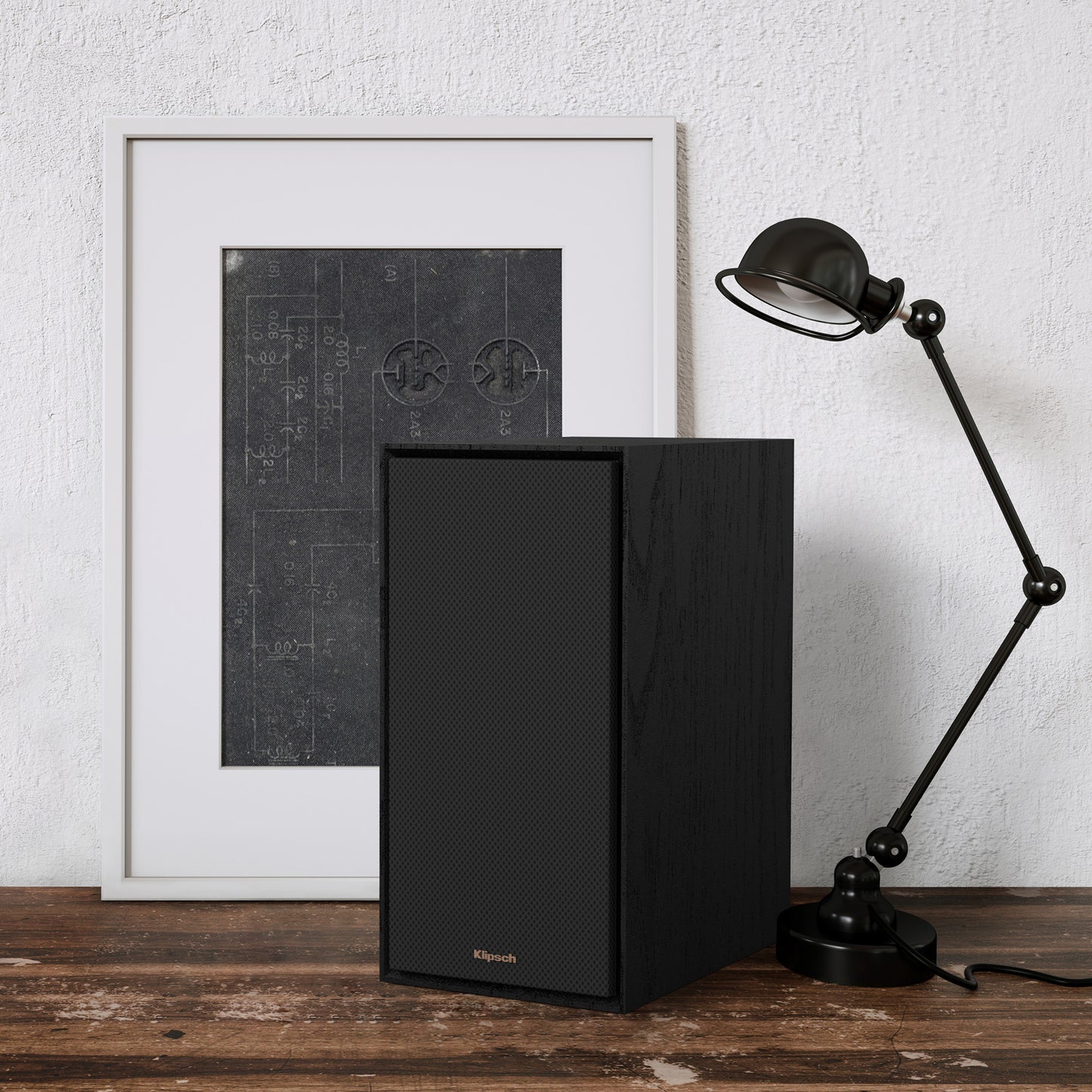 Lifestyle Image of the Klipsch R-50PM Powered Bookshelf Speakers