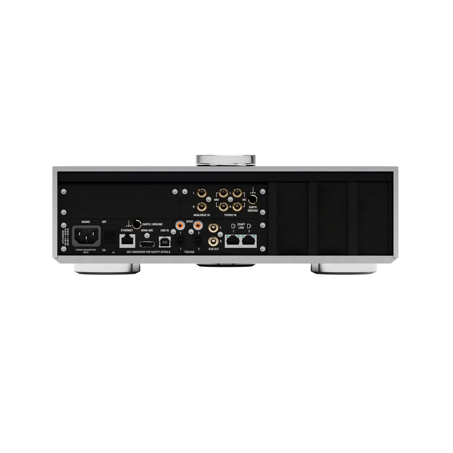 Product Image of the Linn Selekt DSM Classic Hub Rear in Silver