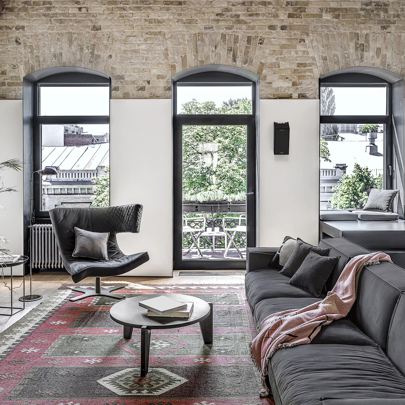 Lifestyle Image of the Klipsch R-40SA Dolby Atmos Speakers