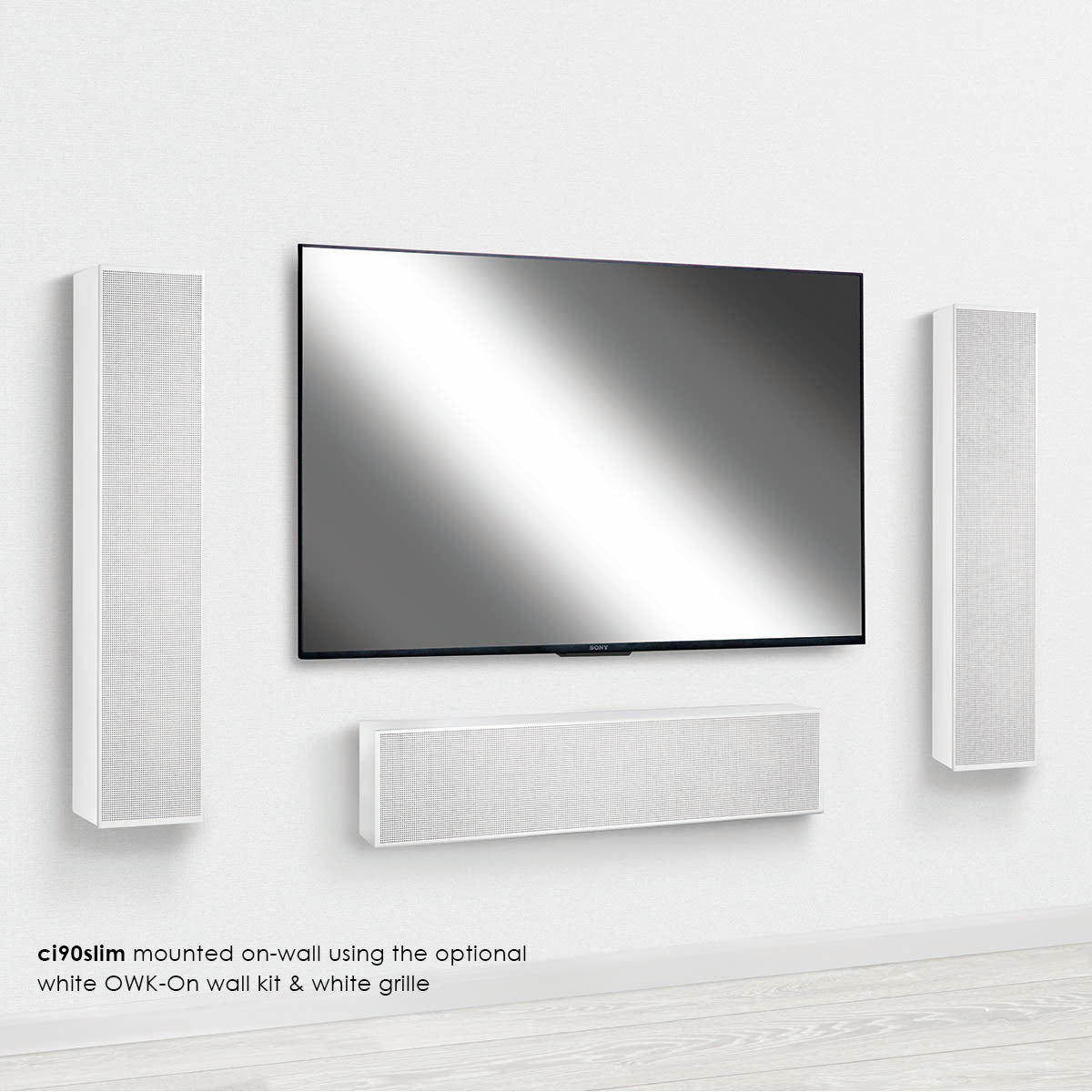 Product Image of the PMC ci90slim in-wall speaker