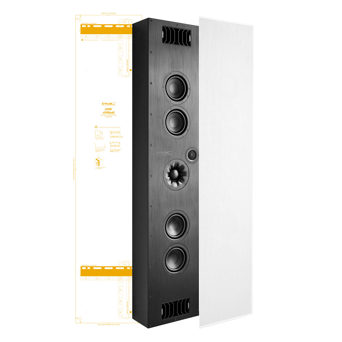 Product Image of the PMC ci140 On-Wall Speaker