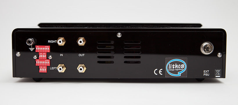Product Image of the rear panel of the Tom Evans Groove 20th Anniversary MK2.5 Phono Stage