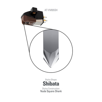 Product Image of the Audio Technica AT-VM95SH Moving Magnet Cartridge