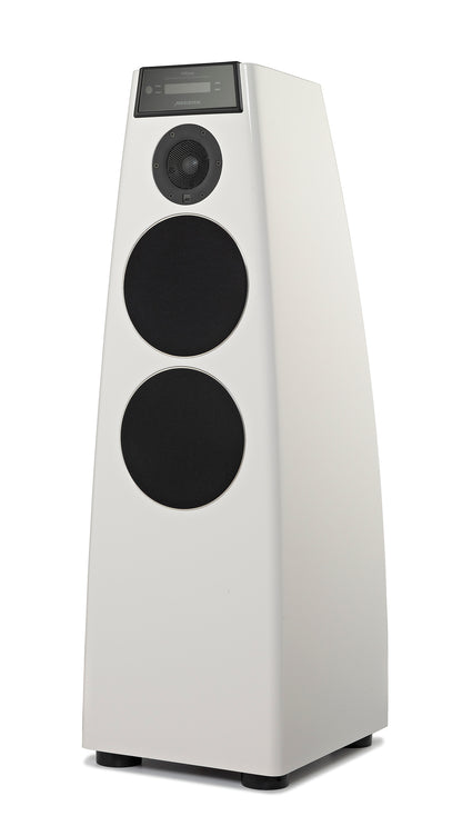 Product Image for the Meridian 5200SE Active Floorstanding Speakers in Gloss White