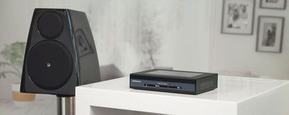 Lifestyle Image of the Meridian 210 Music Streamer