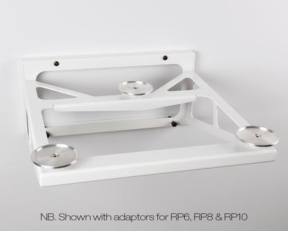 Product Image of a Rega Turntable Wall bracket with RP6, RP8 & RP10 Adaptors in white