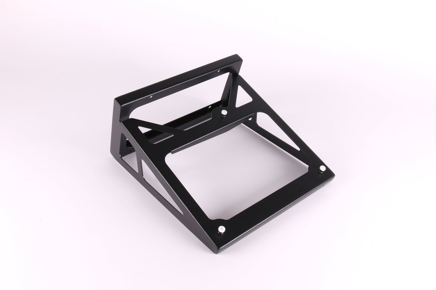 A product image of a Rega Planar 8 / 10 Wall Bracket in black