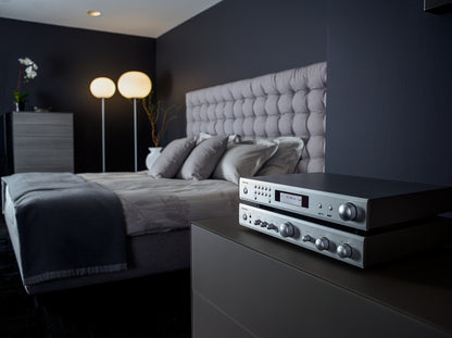 Lifestyle Image of the Rotel T11 Tuner in Silver