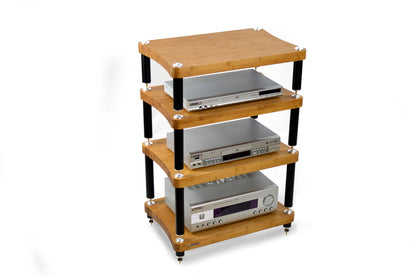 Product Image of the 4 tier Atacama Evoque Eco 60-40 SE2 Hi-Fi Rack in Natural Bamboo