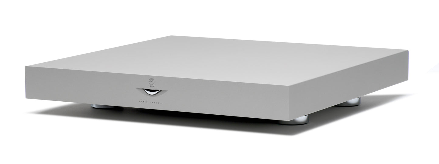 Product Image of the Linn Radikal LP12 Power Supply in Machined Silver casing