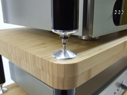 Product Image for the 4 tier Atacama Evoque Eco 60-40 Hi-Fi Equipment Rack in Natural Bamboo