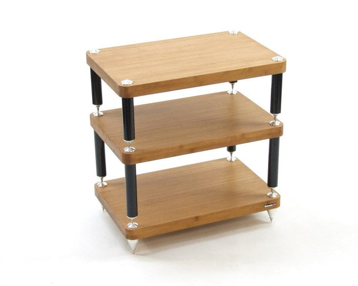 Product Image for the 3 tier Atacama Evoque Eco 60-40 Hi-Fi Equipment Rack in Natural Bamboo