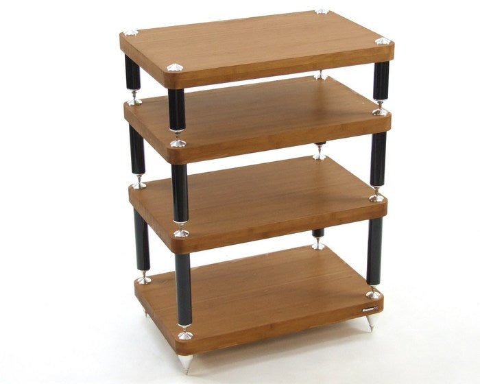 Product Image for the 4 tier Atacama Evoque Eco 60-40 Hi-Fi Equipment Rack in Dark Bamboo