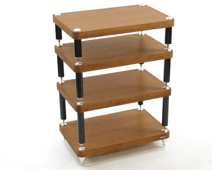 Product Image for the 4 tier Atacama Evoque Eco 60-40 Hi-Fi Equipment Rack in Dark Bamboo