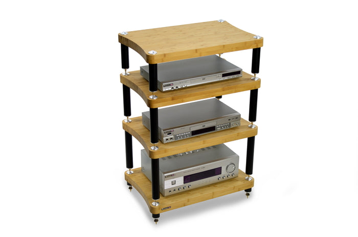 Product Image of the 4 tier Atacama Evoque Eco 60-40 SE2 Hi-Fi Rack in Natural Bamboo