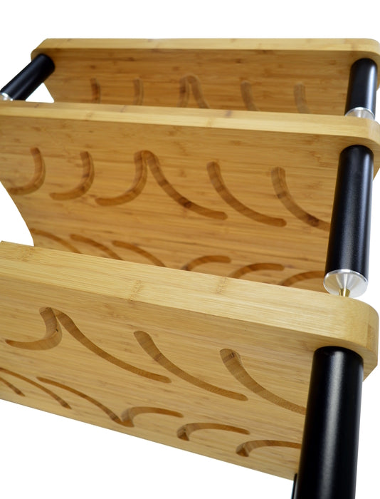 Product Image of the 4 tier Atacama Evoque Eco 60-40 SE2 Hi-Fi Rack in Natural Bamboo