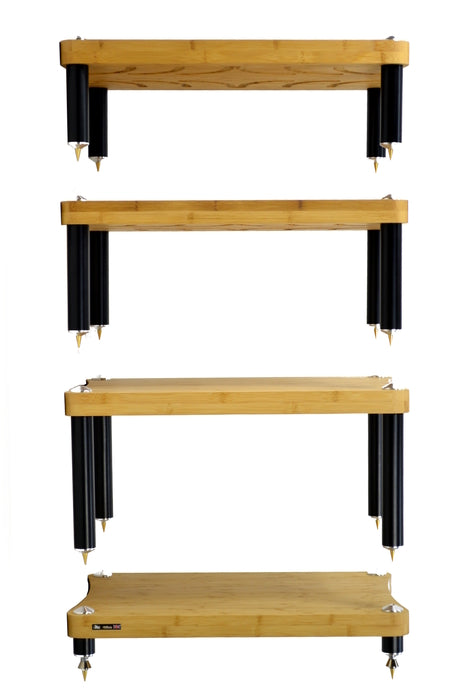 Product Image of the 4 tier Atacama Evoque Eco 60-40 SE2 Hi-Fi Rack in Natural Bamboo