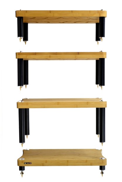 Product Image of the 4 tier Atacama Evoque Eco 60-40 SE2 Hi-Fi Rack in Natural Bamboo