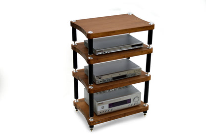Product Image of the 4 tier Atacama Evoque Eco 60-40 SE2 Hi-Fi Rack in Dark Bamboo