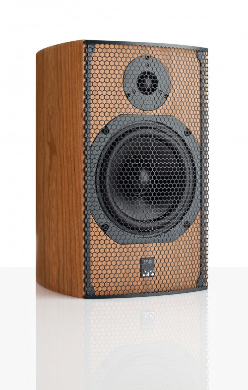 Product Image of the ATC SCM11 Standmount Speakers in Cherry with Grille