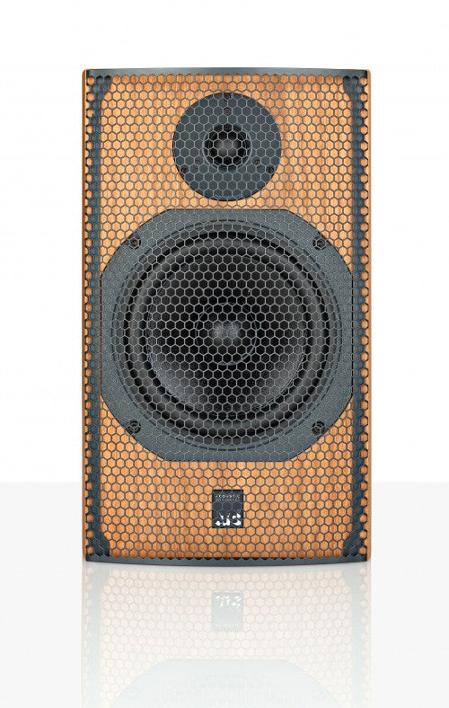 Product Image of the ATC SCM11 Standmount Speakers in Cherry with Grille