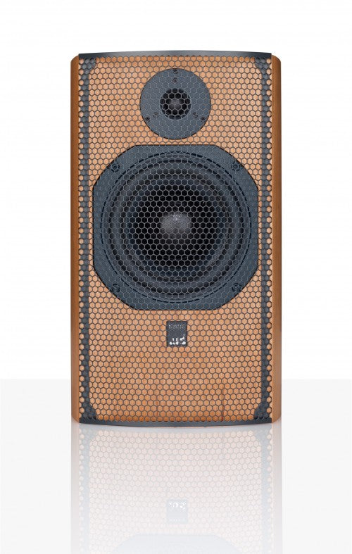 Product Image of the ATC SCM19 Standmount Speakers in Cherry with grille