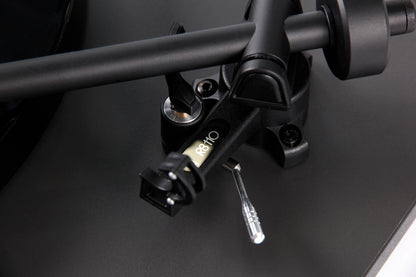 Product image for a Rega Planar 1 Plus turntable in Matt Black finish