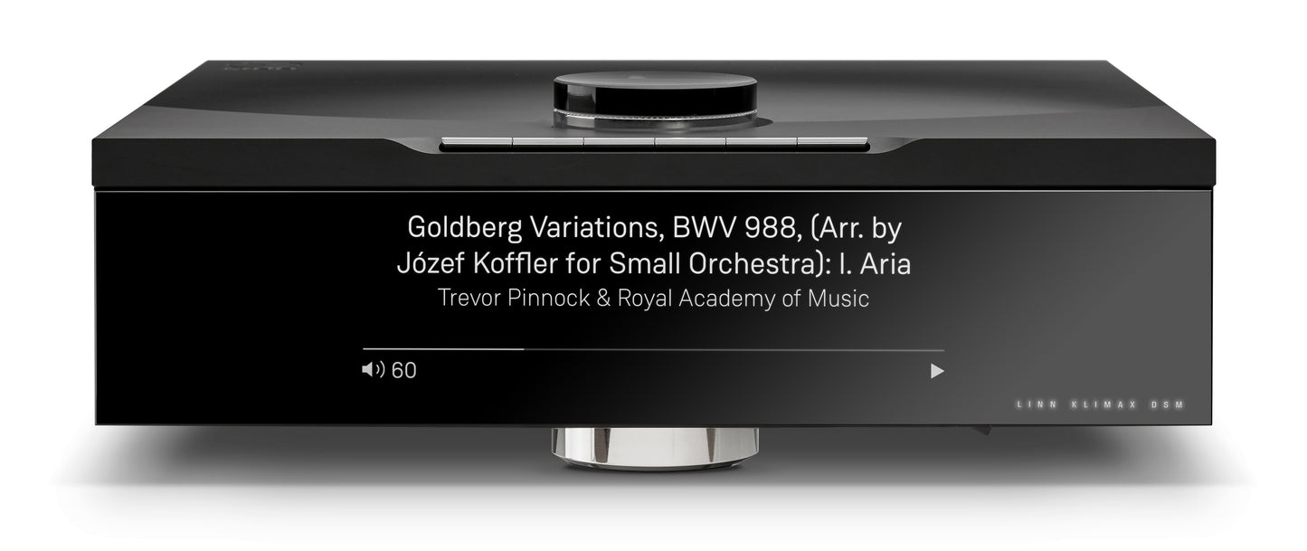 Product Image of the Linn Klimax DSM Player in Black