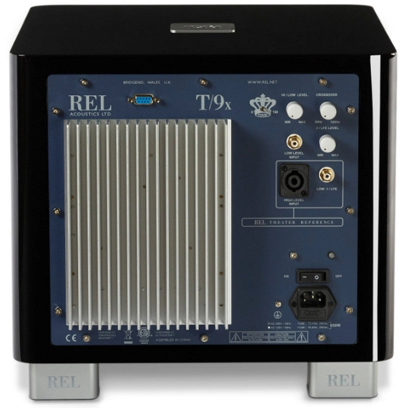 Product Image of the REL T/9x Subwoofer Rear Panel
