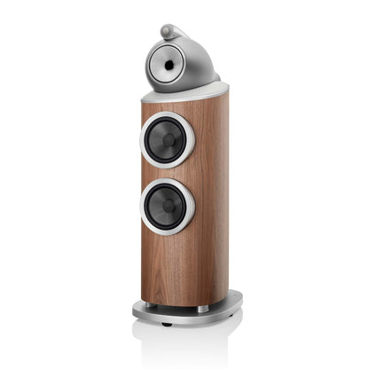 Product Image of the Bowers & Wilkins 802 D4 speakers in Walnut