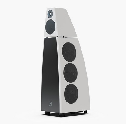 Product Image of the Meridian DSP8000XE Active Floorstanding Speakers in Gloss White