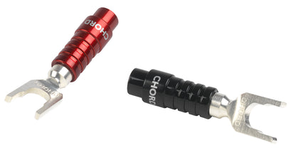 Product Image of the Chord ChorAlloy Speaker Plug Termination Kit Spade Plugs