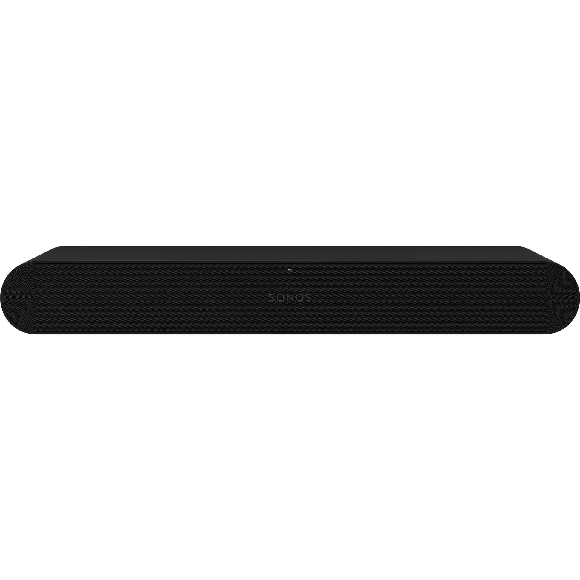 Product image of a Sonos Ray Soundbar in black.