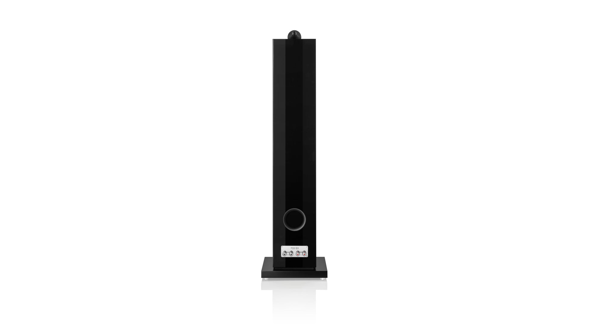 Product Image of the Bowers & Wilkins 703 S3 Floorstanding Speaker in Gloss Black Rear