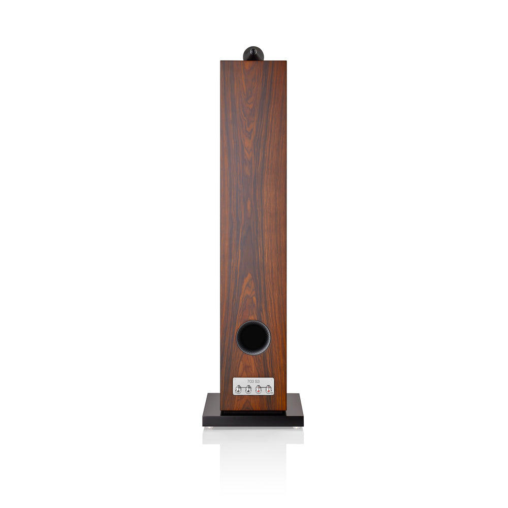 Product Image of the Bowers & Wilkins 703 S3 Floorstanding Speaker in Mocha Rear
