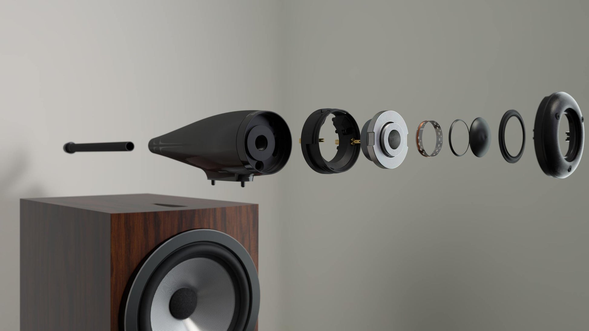 Product Image of the Bowers & Wilkins 705 S3 Speaker in Mocha