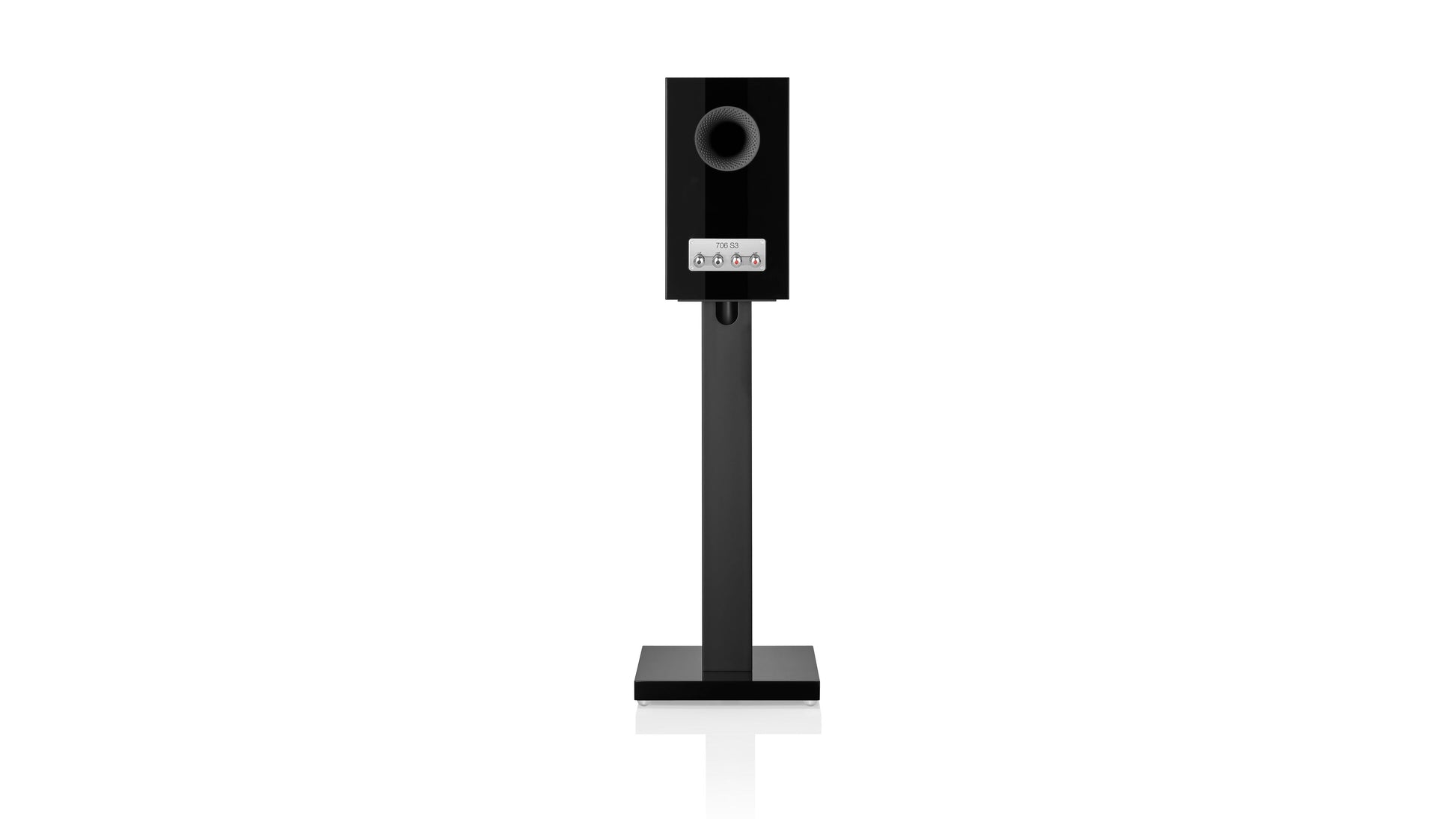 Product Image of the Bowers & Wilkins 706 S3 Speakers in Gloss Black Rear