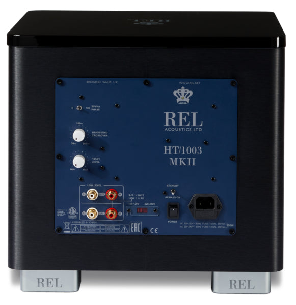 Product Image of the REL Ht/1003 MKII Rear Panel in Black