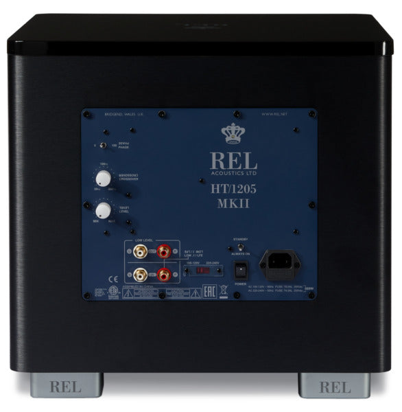Product Image of the REL HT/1205 MKII Subwoofer rear in Black