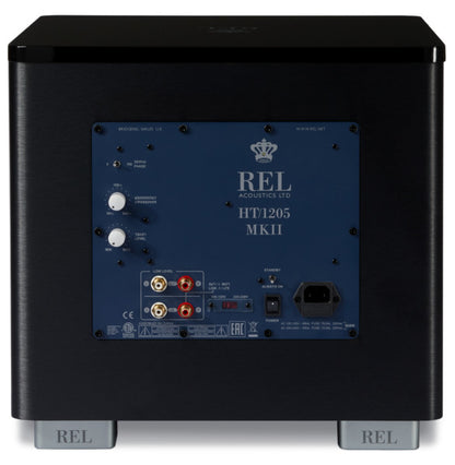 Product Image of the REL HT/1205 MKII Subwoofer rear in Black