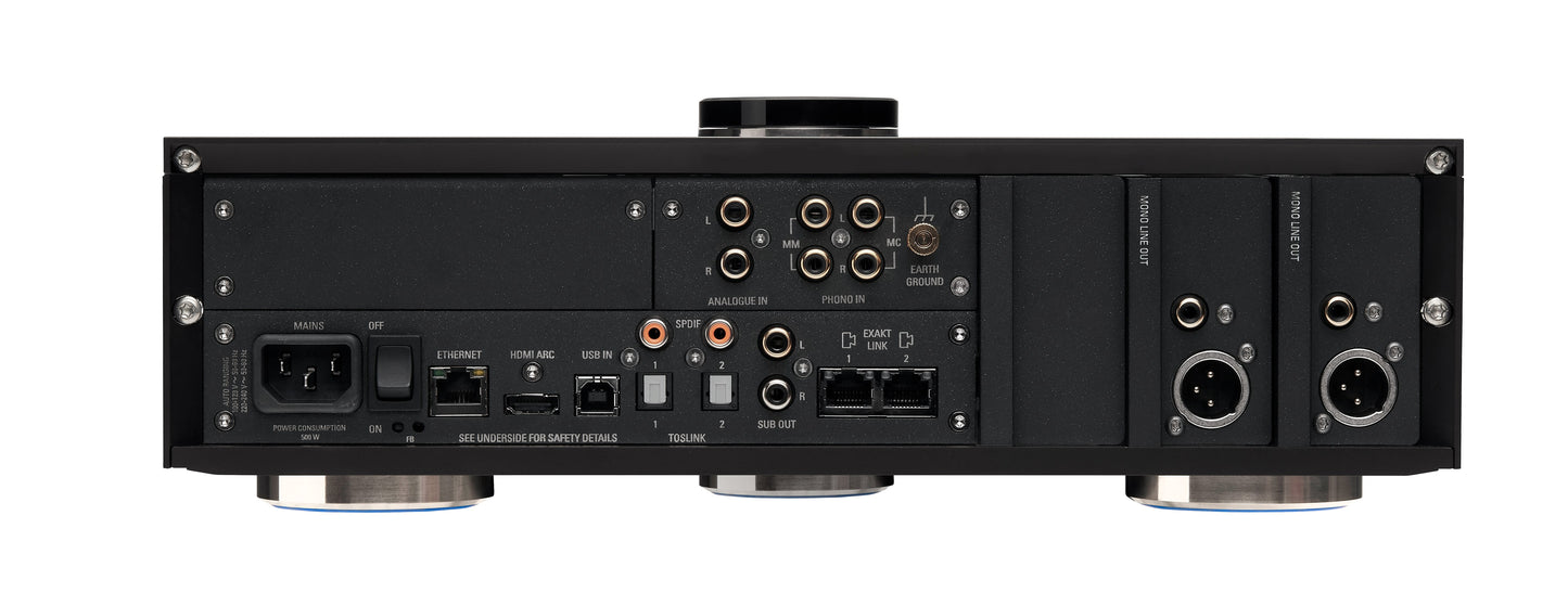 Product Image of the Linn Selekt DSM Edition Hub in Black Rear Panel