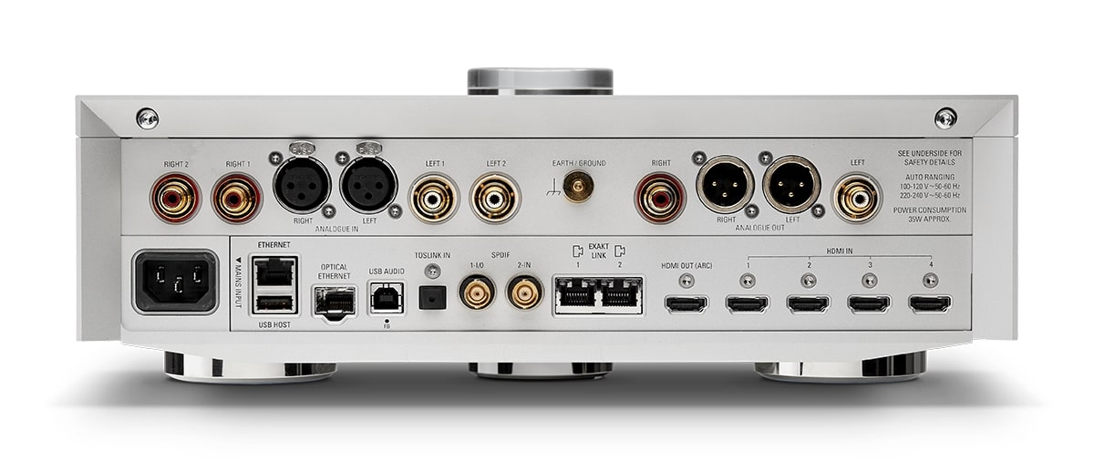 Product Image of the Linn Klimax DSM System Hub Rear Panel in Silver