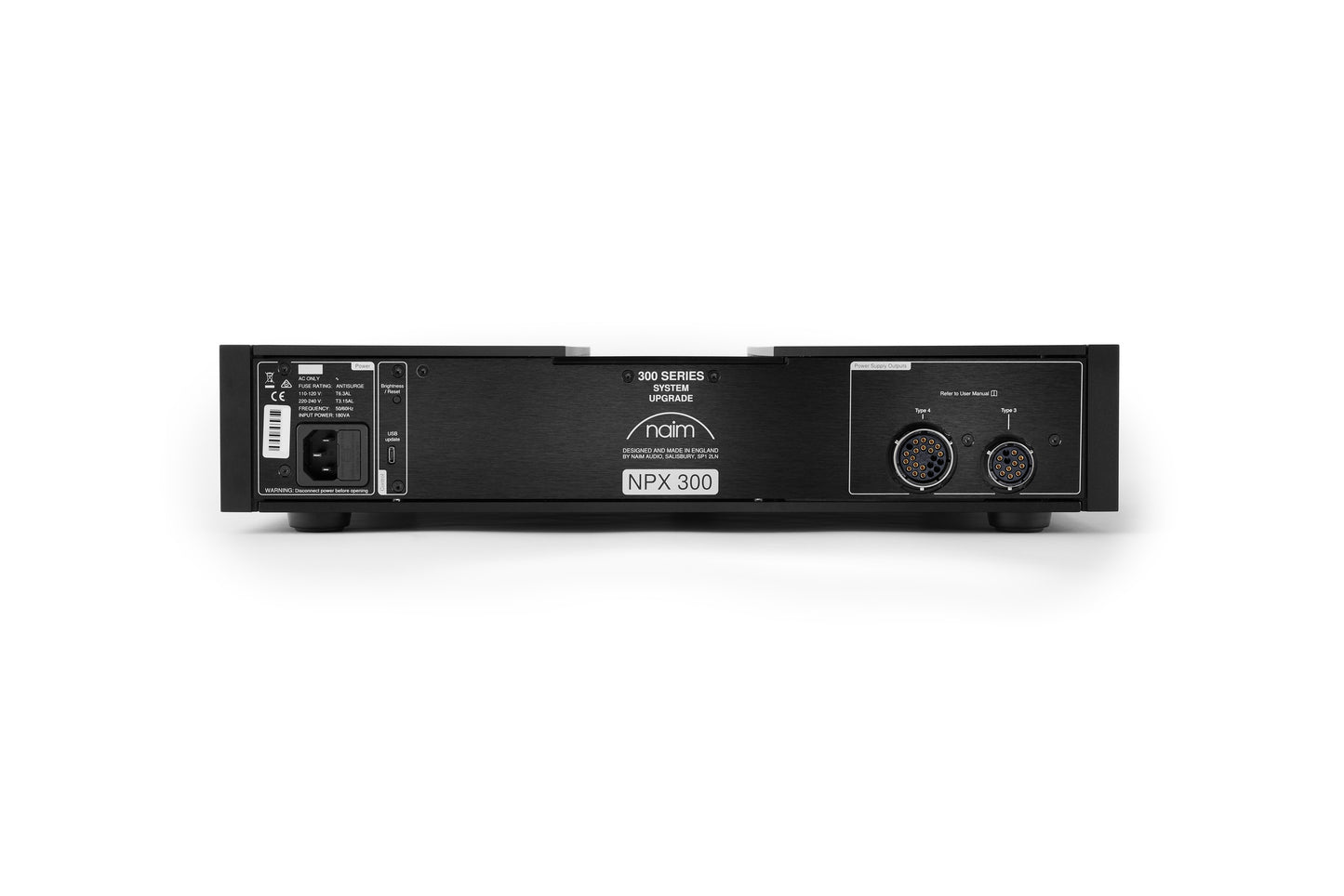 Product Image of the Naim NPX 300 Power Supply Unit Rear Panel
