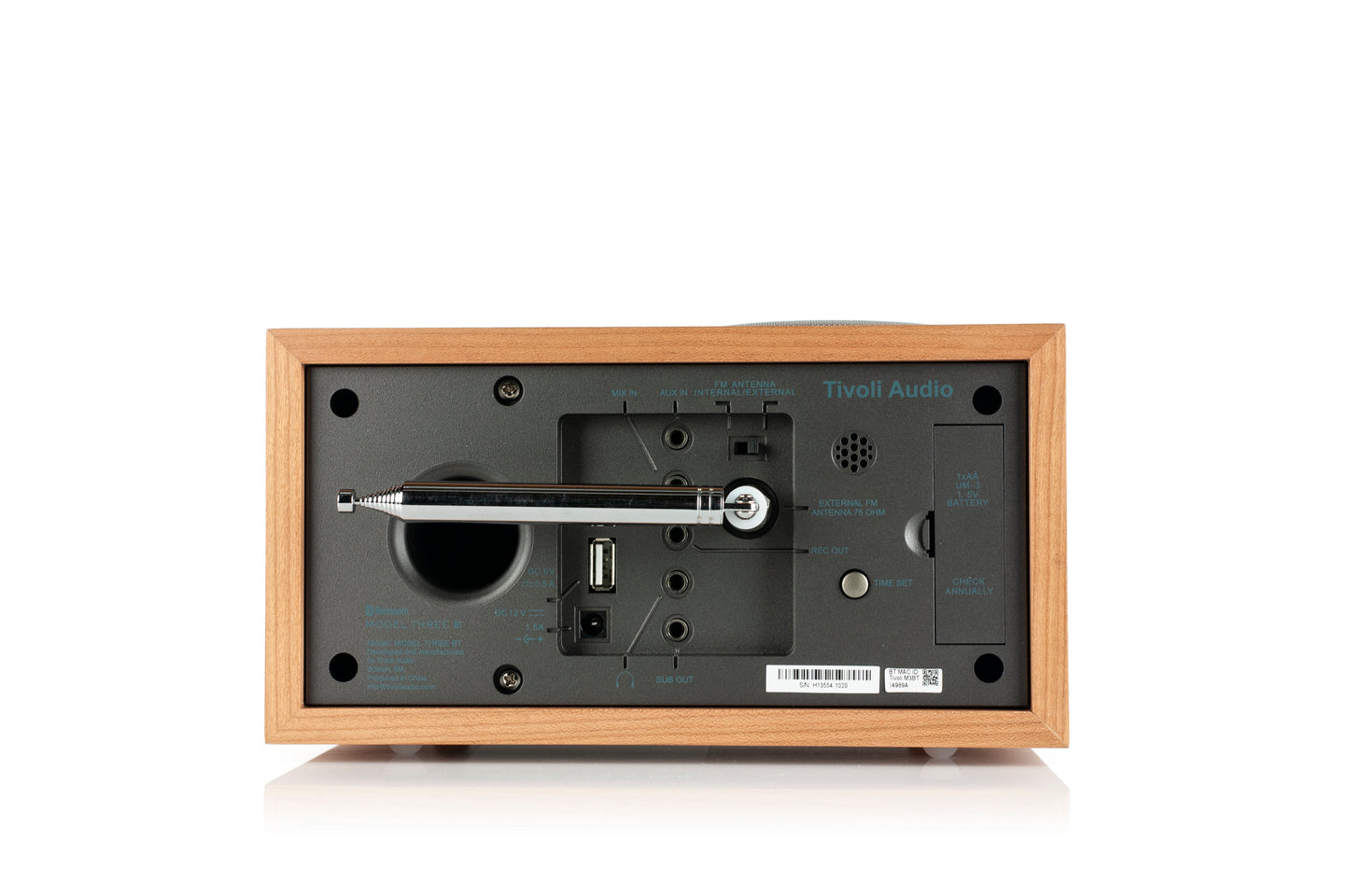 Product Image of Tivoli Model Three BT AM/FM Radio with Bluetooth + Alarm Clock