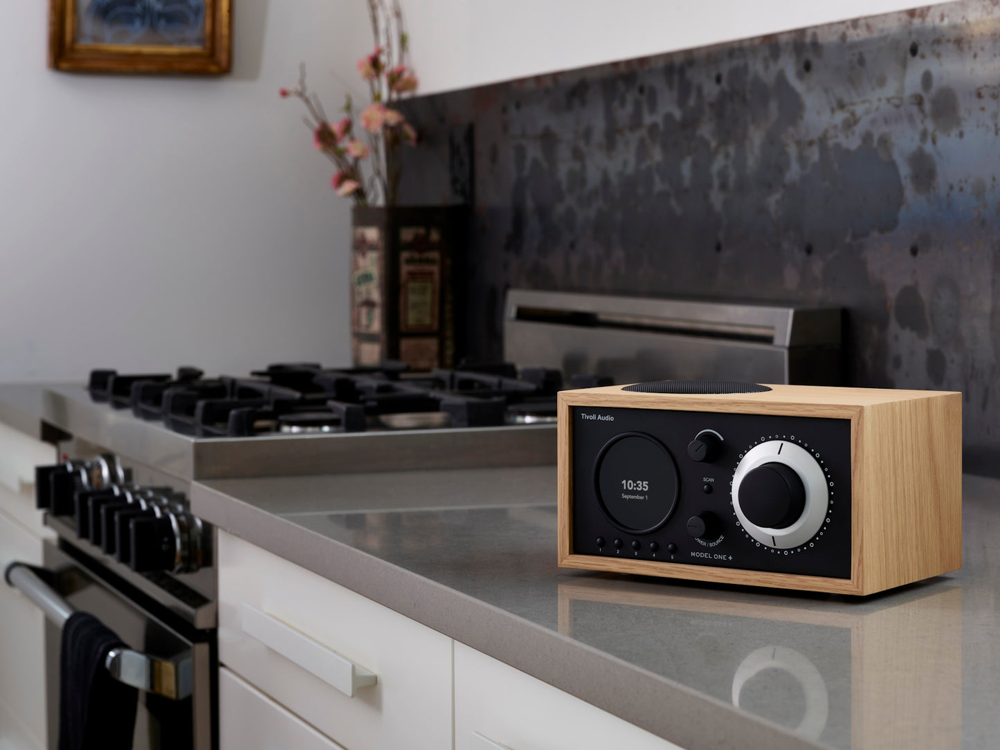 Lifestyle Image of Tivoli Model One+ FM/DAB Radio/Speaker with Bluetooth & Alarm Clock